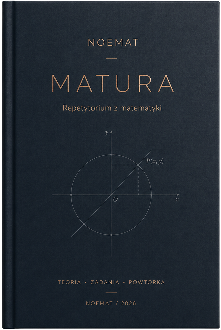 Okładka repetytorium maturalnego z matematyki NOEMAT